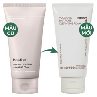 Sữa rửa mặt Innisfree Volcanic Pore BHA Cleansing Foam 150g kiểm soát nhờn (Mẫu mới)