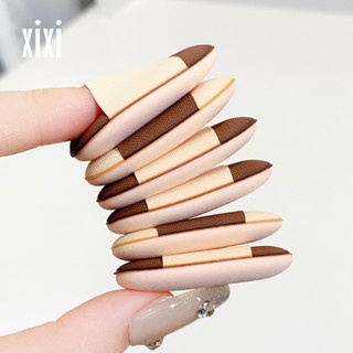 Set hộp 10 bông mút Xixi ngón tay nhiều màu tháng khí phù hợp mọi loại da