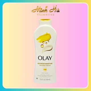 Sữa tắm Olay Advanced Moisture Renewal Blend Body Wash 700ml chuyên dưỡng ẩm bổ sung Vitamin E, B3