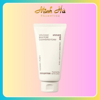 Sữa rửa mặt Innisfree Volcanic Pore BHA Cleansing Foam 150g kiểm soát nhờn (Mẫu mới)