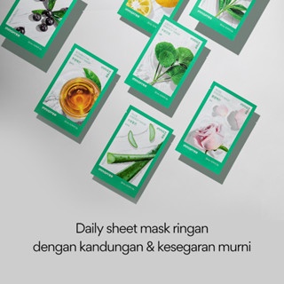 Mặt nạ giấy Innisfree Squeeze Energy Mask mẫu mới 22ml dưỡng ẩm làm dịu phục hồi da