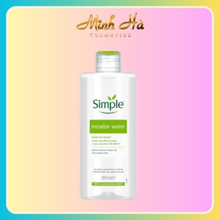 Nước tẩy trang Simple Kind to Skin Micellar Cleansing Water 200/400ml dành cho da nhạy cảm