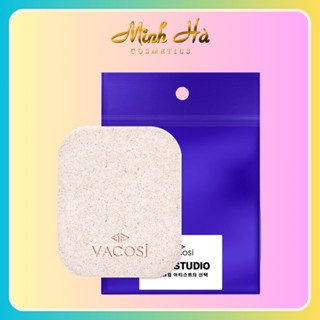 Bông bọt biển rửa mặt Vacosi Pink Cleansing Sponge BP26 giúp da sạch hơn