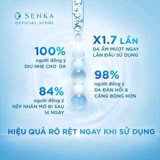Tinh chất Senka Deep Moist 3X HA Serum 30ml giúp dưỡng ẩm chuyên sâu và ngừa lão hóa