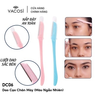 Bộ 2 dao cạo lông mày Vacosi thiết kế gọn nhẹ dễ sử dụng