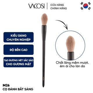 Cọ highlight Vacosi Tapered Highlight Brush M26 chất lông mềm mịn dễ sử dụng