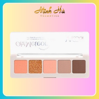 Bảng phấn mắt trang điểm 5 ô Vacosi Meteor Eyeshadow 10g chất phấn mịn dễ tán
