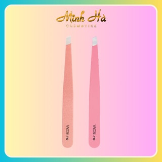 Nhíp đầu bằng Vacosi Pro Tweezers Pro T10 màu pastel xinh xắn cán nhíp bung nhẹ nhàng, không gây mỏi tay