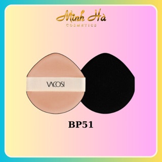 Bông cushion Vacosi kem nhọn BP51 tán kem nền dễ lấy kem