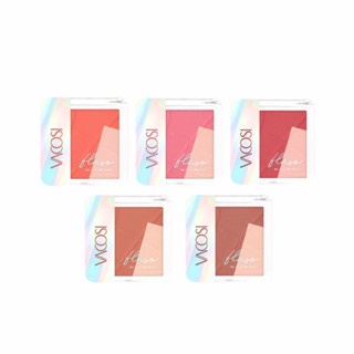 Phấn má hồng và bắt sáng trang điểm VACOSI Flaso Blush Set 8.3g chất phấn mịn lì dễ tán