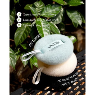 Bông tắm lưới tròn Vacosi Donut Bath Sponge xinh xắn dễ thương