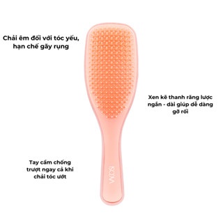Lược gỡ rối Vacosi cho tóc ướt và tóc khô, tóc yếu