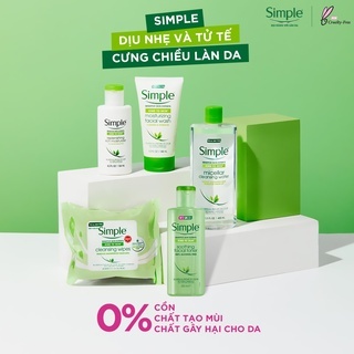 Sữa dưỡng ẩm Simple Hydrating Light Moisturiser 125ml dành cho da nhạy cảm