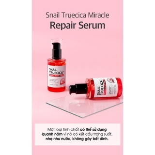 Serum Some By Mi Snail Truecica Miracle Repair 50ml chiết xuất từ ốc sên giúp dưỡng và tái tạo da