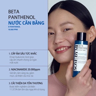 Nước hoa hồng Some By Mi Beta Panthenol Repair Toner 150ml dưỡng ẩm và phục hồi