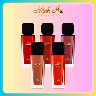 Son kem lì Vacosi Natural Studio Matte Lip Cream 11.3g lên màu chuẩn và lì mịn
