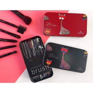 Cọ Vacosi My Darling Travel Brush Set 6 cây cho các bước trang điểm trở nên dễ dàng hơn