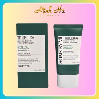 Kem chống nắng some by mi Truecica Mineral 100 Calming Suncream 50ml hỗ trợ giảm mụn và bảo vệ da