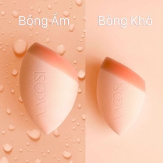 Bông phấn Vacosi vạt xéo phủ Silicone PH06 đàn hồi mềm mại