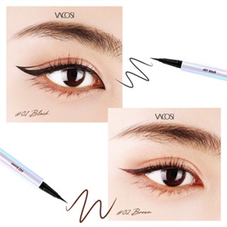 Bút kẻ mắt nước Vacosi 24h Waterproof Eyeliner VM25 #01 Black 6g bền màu không lem