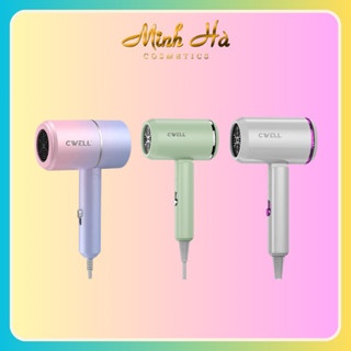 Máy sấy tóc CWELL Hair Dryer với 2 chế độ sấy và ánh sáng xanh bảo vệ tóc