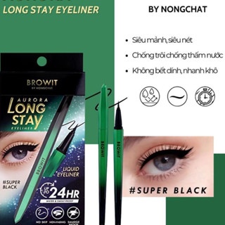 Kẻ mắt nước Browit by Nongchat Aurora Long Stay Eyeliner 0.5g chống nước không bết dính