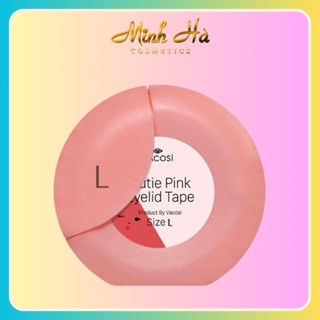 Cuộn 280 miếng dán kích mí Vacosi Cutie Pink Eyelid Tape VM18 dính chắc chắn dễ dùng