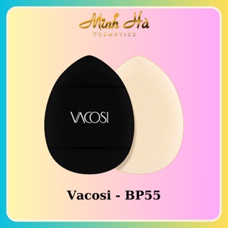 Set 5 bông cushion nhỏ Vacosi Top Finger Cushion Đen BP55 10g kích thước nhỏ gọn siêu mịn