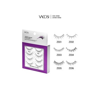 Lông mi gân trong Vacosi Zero-Band Eyelashed - VM28 5g đa dạng kiểu dáng dễ dàng sử dụng