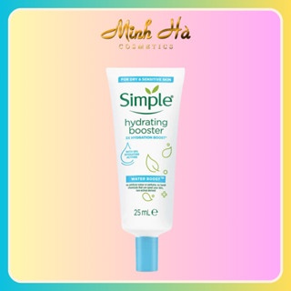 Tinh chất dưỡng ẩm Simple Water Boost Hydrating Booster 25ml cấp ẩm làm dịu da