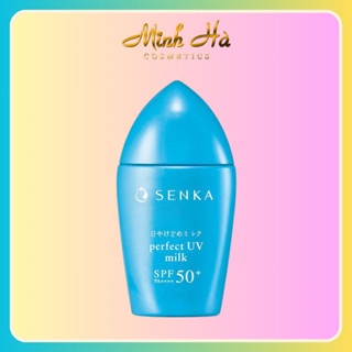Sữa chống nắng Senka Perfect UV Milk 40ml mỏng nhẹ không nhờn rít