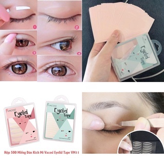 Miếng dán kích mí Vacosi Eyelid Tape VM11 500 miếng bám dính tốt