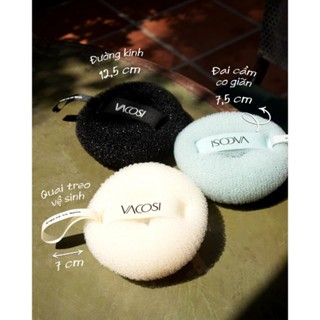 Bông tắm lưới tròn Vacosi Donut Bath Sponge xinh xắn dễ thương