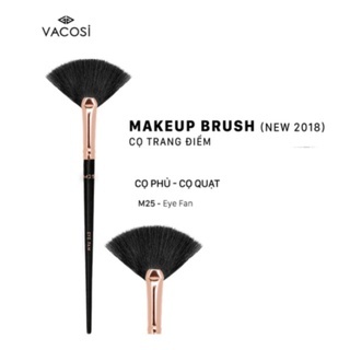 Cọ quạt nhỏ Vacosi Eye Fan M25 chất lông mềm mượt dễ sử dụng