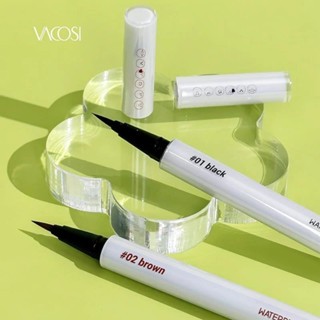 Bút kẻ mắt nước Vacosi 24h Waterproof Eyeliner VM25 #01 Black 6g bền màu không lem