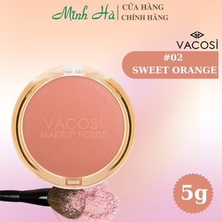 Phấn má hồng Vacosi VP08 Lolipop Blush Powder 5g chất phấn mịn dễ tán
