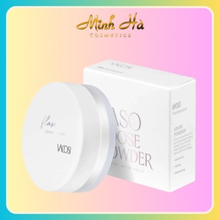 Phấn phủ bột trang điểm siêu mịn Vacosi Flaso Loose Powder 6g kiềm dầu lành tính và cảm giác thoải mái