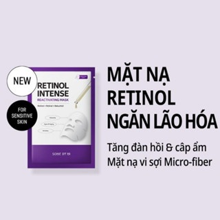 Mặt nạ giấy Some By Mi Retinol Intense Reactivating Mask 22g cải thiện nếp nhăn da căng mịn