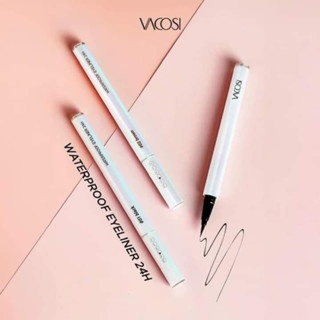 Bút kẻ mắt nước Vacosi 24h Waterproof Eyeliner VM25 #01 Black 6g bền màu không lem