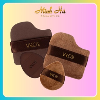 Set 4 bông trang điểm Vacosi BP56 chất bông mềm mịn đa công dụng