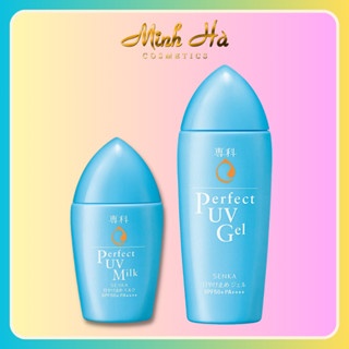 Gel sữa chống nắng Senka Perfect UV SPF 50+ PA++++ 80ml thấm nhanh, không bít tắc, giúp da ẩm mịn