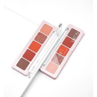 Bảng phấn mắt trang điểm 5 ô Vacosi Meteor Eyeshadow 10g chất phấn mịn dễ tán