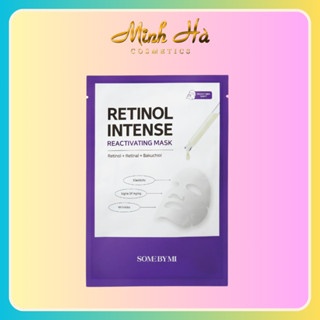 Mặt nạ giấy Some By Mi Retinol Intense Reactivating Mask 22g cải thiện nếp nhăn da căng mịn