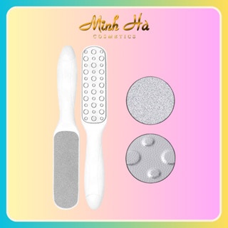 Chà gót chân Vacosi White Food Peeling 2 mặt làm sạch các vùng da chết Có tay cầm giúp dễ dàng