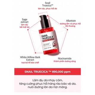 Serum Some By Mi Snail Truecica Miracle Repair 50ml chiết xuất từ ốc sên giúp dưỡng và tái tạo da
