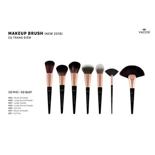 Cọ phủ cỡ lớn Vacosi Large Deluxe Powder M23 giúp tán phấn phủ
