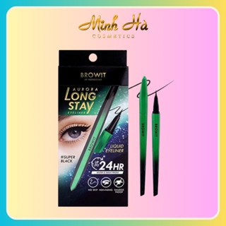 Kẻ mắt nước Browit by Nongchat Aurora Long Stay Eyeliner 0.5g chống nước không bết dính
