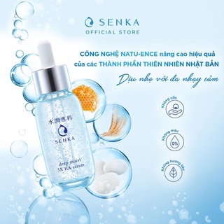Tinh chất Senka Deep Moist 3X HA Serum 30ml giúp dưỡng ẩm chuyên sâu và ngừa lão hóa