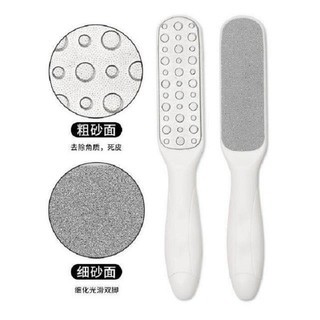 Chà gót chân Vacosi White Food Peeling 2 mặt làm sạch các vùng da chết Có tay cầm giúp dễ dàng