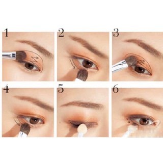 Cọ phấn mắt 2 đầu Vacosi E2E dễ tán màu lông cọ mềm mại